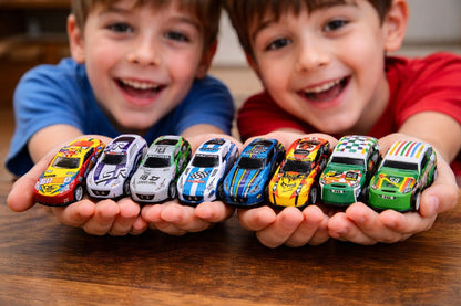 Mini Metal Racing Car Set for Kids | 10 Pcs Pull Back Sports Car Collection