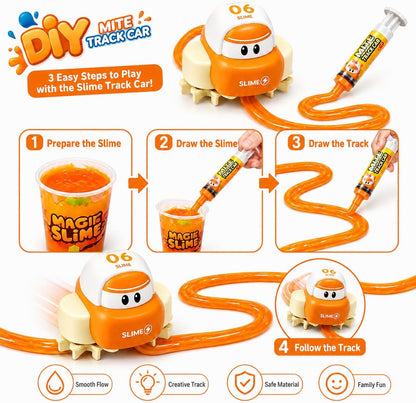 Magic Slime Track Car — Draw-Your-Own-Track Kit