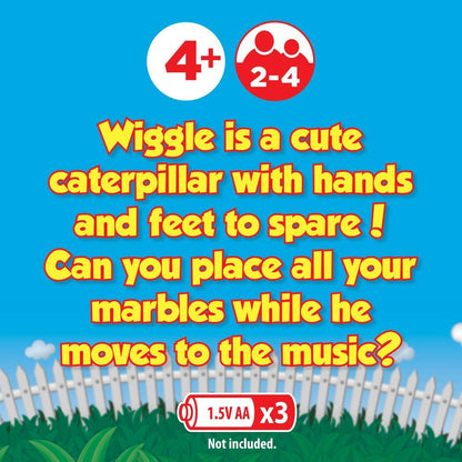 Dancing Caterpillar Marble Game — Hand-Eye Coordination Family Toy, 2-4 Players