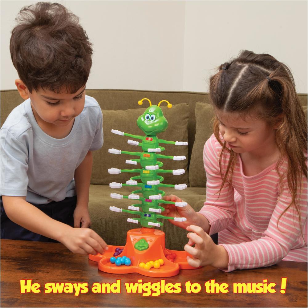 Dancing Caterpillar Marble Game — Hand-Eye Coordination Family Toy, 2-4 Players