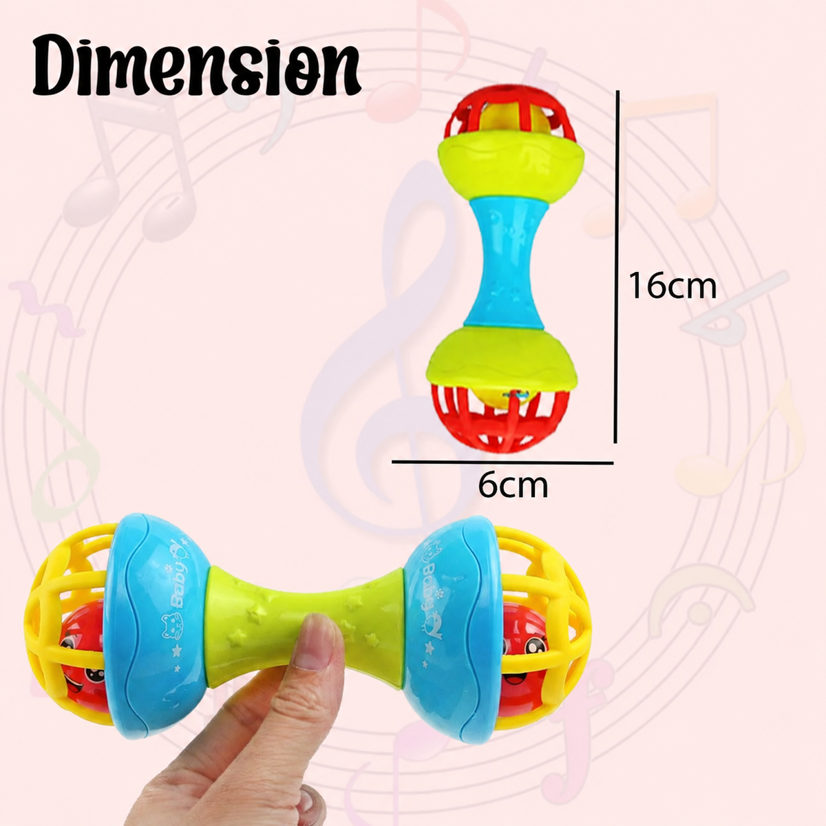 Baby Rattle & Teether Toy – 8 Pcs Set