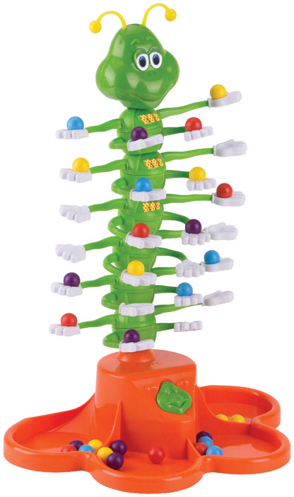 Dancing Caterpillar Marble Game — Hand-Eye Coordination Family Toy, 2-4 Players
