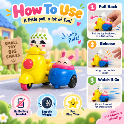 Paws & Hops Scooter Set – Pack of 12