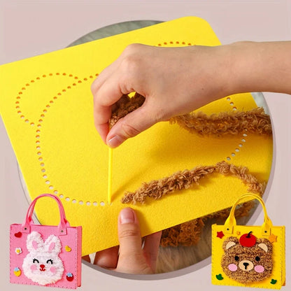 DIY Felt Handbag Craft Kit – Safe, Durable & Screen-Free Creative Activity | Fun Tote Bag Hobby & Perfect Gift for All Ages