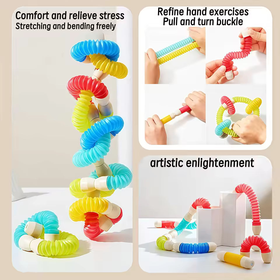 Flexible Magnetic Building Sticks & Balls Set for Kids | 3D Construction STEM Toy for Creativity, Brain Development & Learning