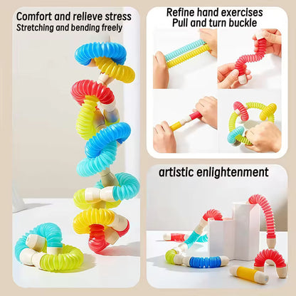 Flexible Magnetic Building Sticks & Balls Set for Kids | 3D Construction STEM Toy for Creativity, Brain Development & Learning