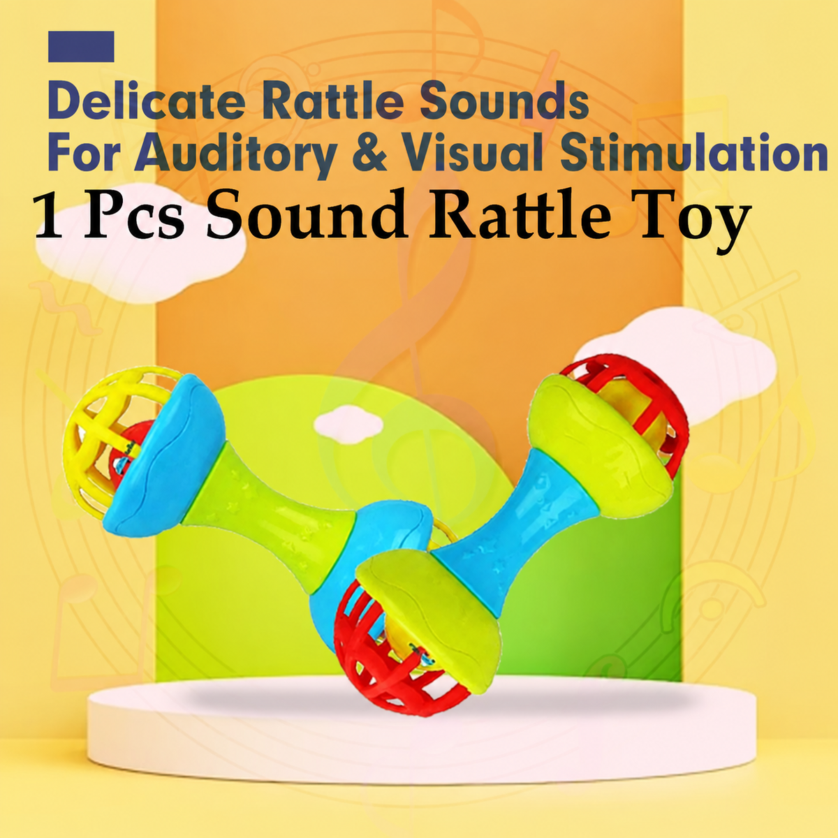 Baby Rattle & Teether Toy – 8 Pcs Set