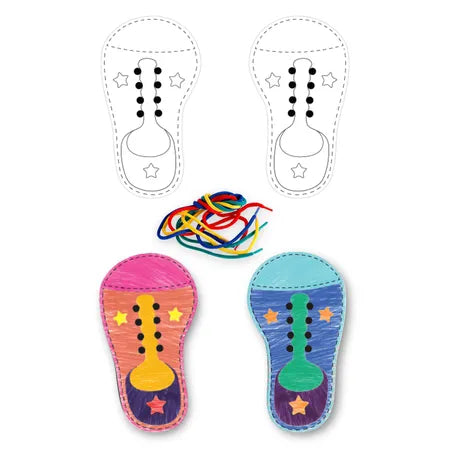 Learning Kitds Design Shoes Coloring & Lacing Game Design Shoes