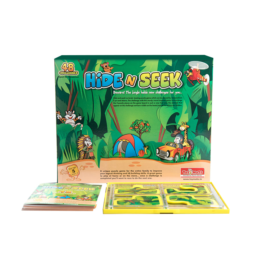 Hide & Seek Jungle-Brain Teasing Puzzle Game for Kids