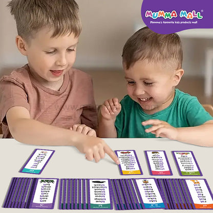 Educational Phonics Words English 60 Flashcards for Kids Ages (3-8) Ideal for Homeschooling, Montessori & Classroom Activities