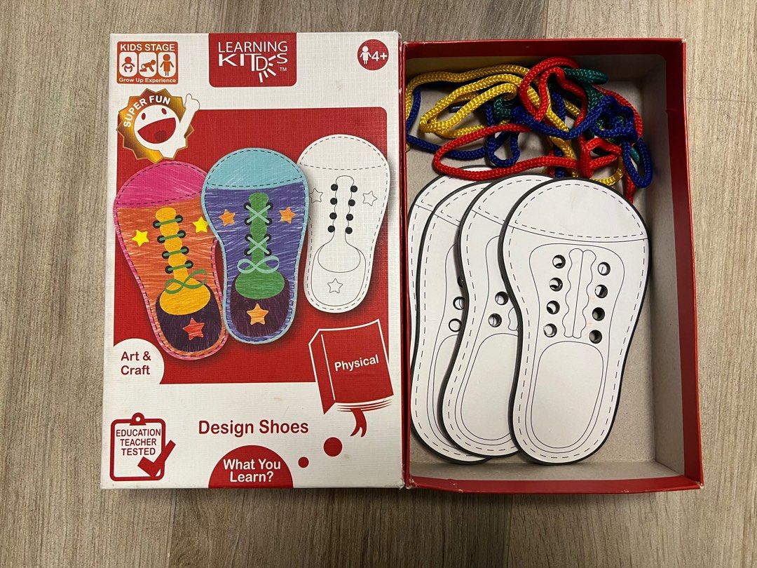 Contents of the learning shoe kit
