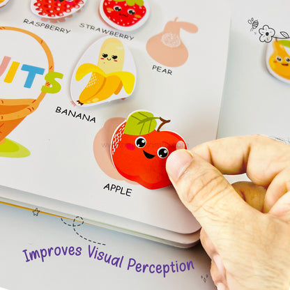 #Trending Mumma Mall® Learning Binder Book for Kids (Ages 2–6) – Educational Velcro Activity Book with Matching, Puzzle & Fine Motor Skills