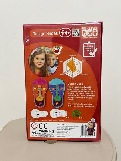 Learning Kitds Design Shoes Coloring & Lacing Game Design Shoes