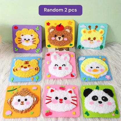 Needle Art Kit – DIY Creative Craft Set for Kids (Ages 3+) | Boosts Creativity, Focus & Hand-Eye Coordination