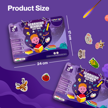 #Trending Mumma Mall® Learning Binder Book for Kids (Ages 2–6) – Educational Velcro Activity Book with Matching, Puzzle & Fine Motor Skills