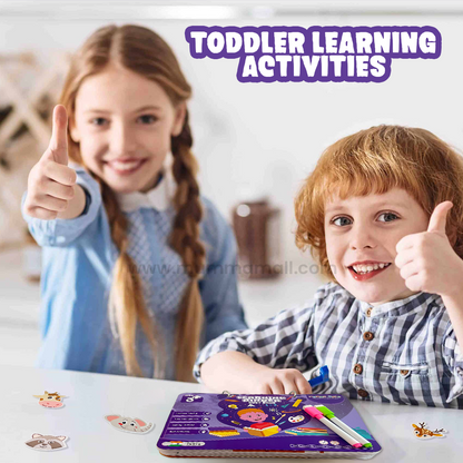 #Trending Mumma Mall® Learning Binder Book for Kids (Ages 2–6) – Educational Velcro Activity Book with Matching, Puzzle & Fine Motor Skills