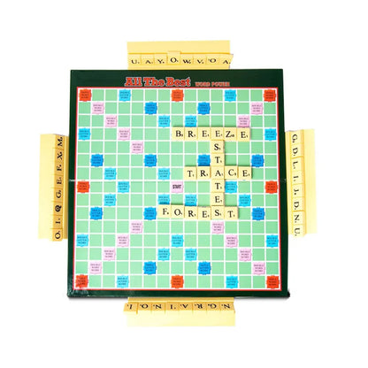 Word Power Mind Game -Spelling Intellectual Board Game for Kids & Adults