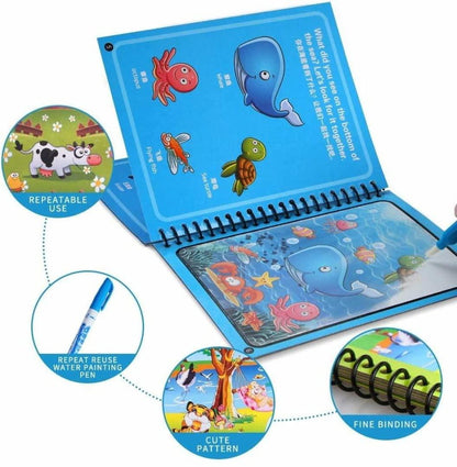✨Reusable Magic Painting Book 🎨 (Buy 2 & Get 2 FREE)!!!